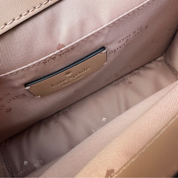 Kate Spade New York Remi Crossbody Black Tan and Cream with Chain K8519 NWT - Picture 8 of 16